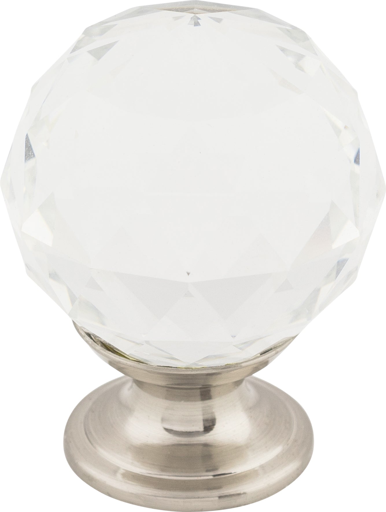 Top Knobs Clear Crystal Series 1-3/8"L Knob, 