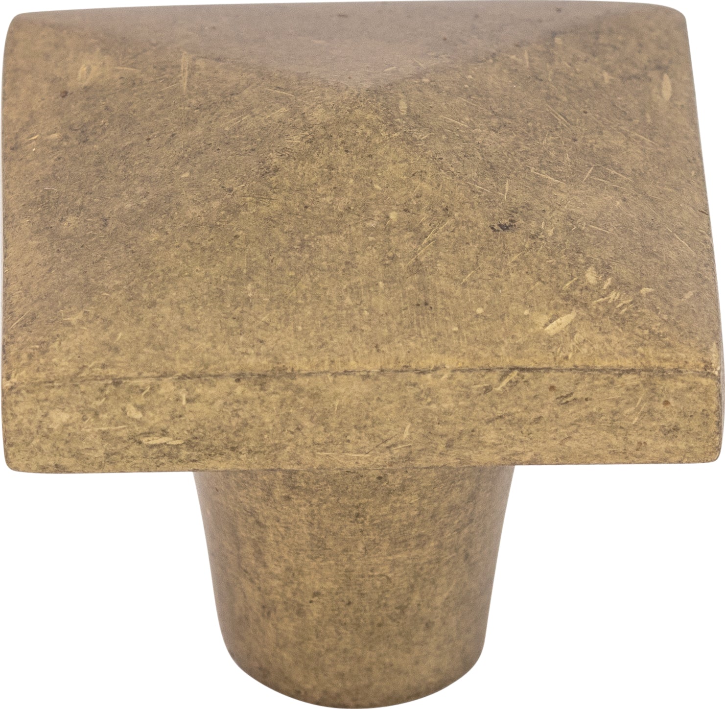 Top Knobs Aspen Square Series 1-1/2"L Knob, Light Bronze