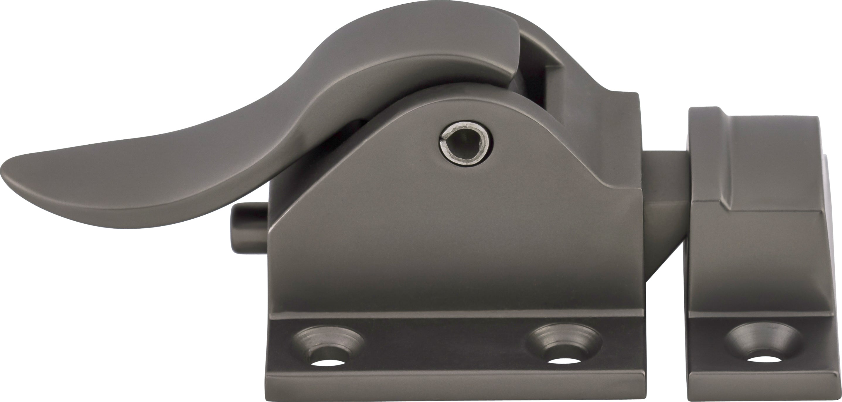 Top Knobs Cabinet Latch Series 1-15/16"L Latch, Ash Gray