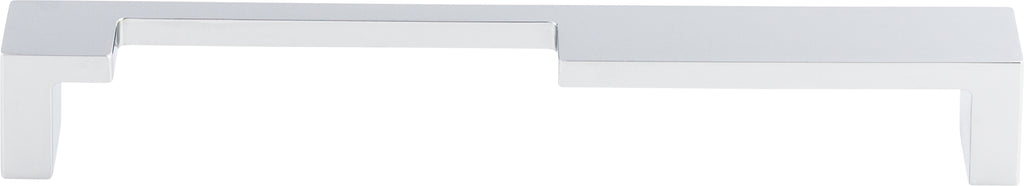 Top Knobs Modern Metro Series 7"(178mm) CC Notch Pull, Polished Chrome