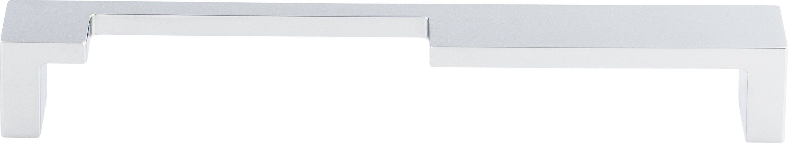 Top Knobs Modern Metro Series 7"(178mm) CC Notch Pull, Polished Chrome