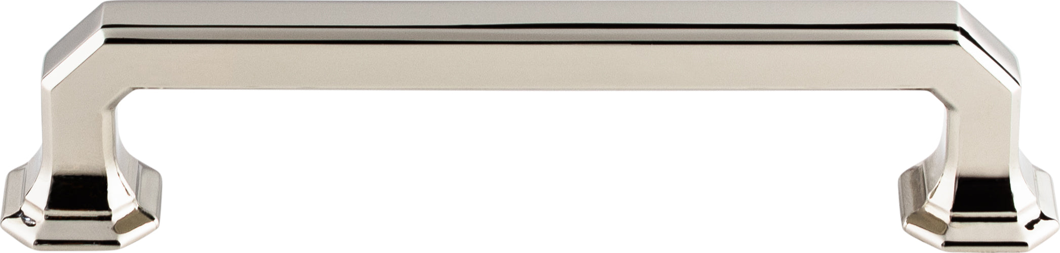 Top Knobs Emerald Series 5"(127mm) CC Pull, Polished Nickel