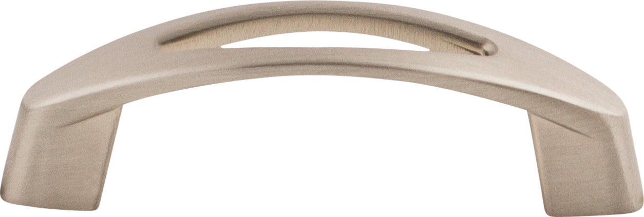 Top Knobs Verona Series 3"(76mm) CC Pull, Brushed Satin Nickel