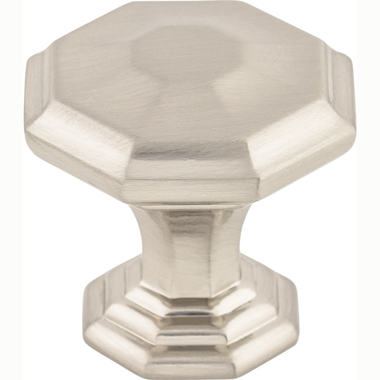 Top Knobs Chalet Series 1-1/8"L Knob, Brushed Satin Nickel