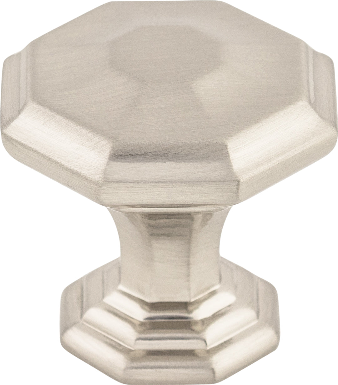 Top Knobs Chalet Series 1-1/8"L Knob, Brushed Satin Nickel