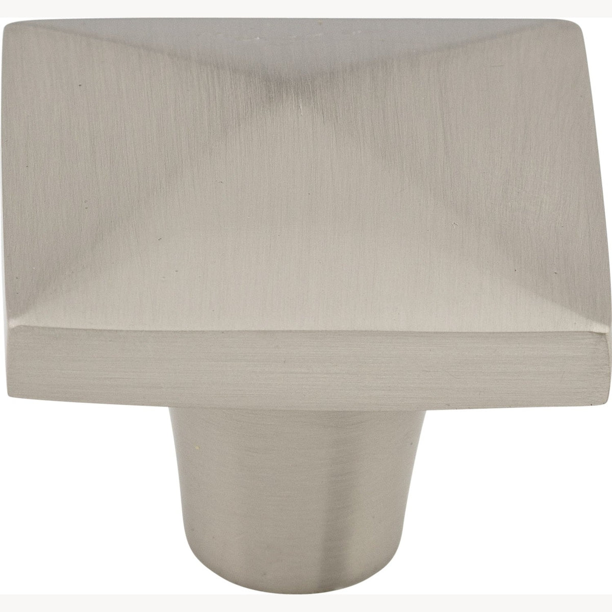 Top Knobs Aspen II Square Series 1-1/2"L Knob, Brushed Satin Nickel