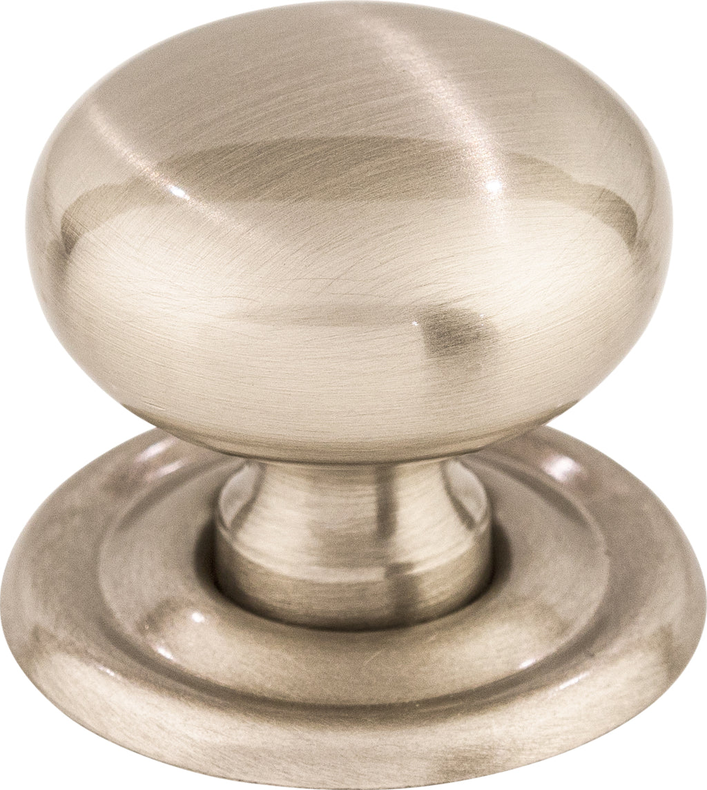 Top Knobs Victoria Series 1-1/4"L Knob, Brushed Satin Nickel