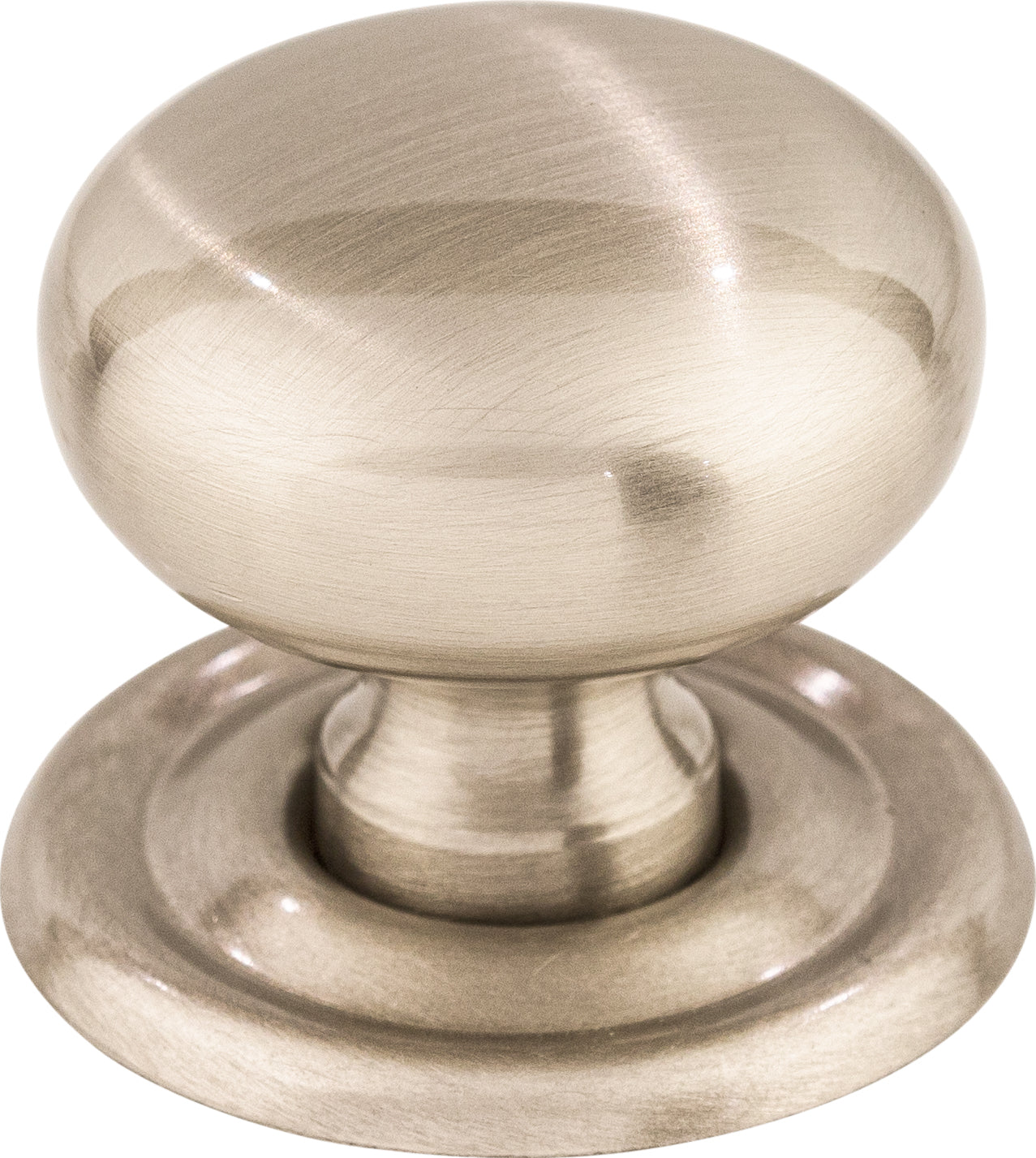 Top Knobs Victoria Series 1-1/4"L Knob, Brushed Satin Nickel