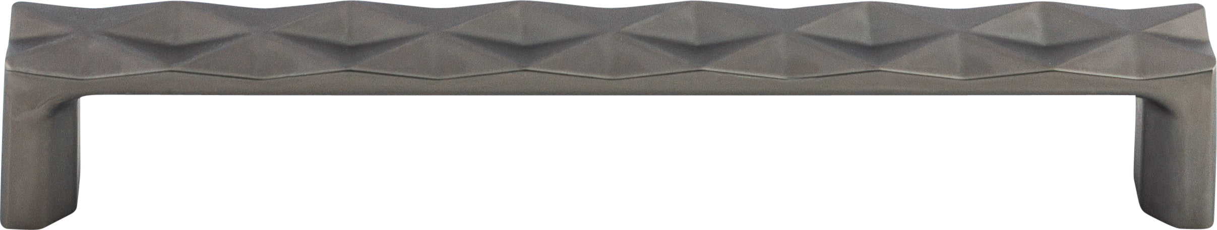 Top Knobs Quilted Series 6-5/16"(160mm) CC Pull, Ash Gray