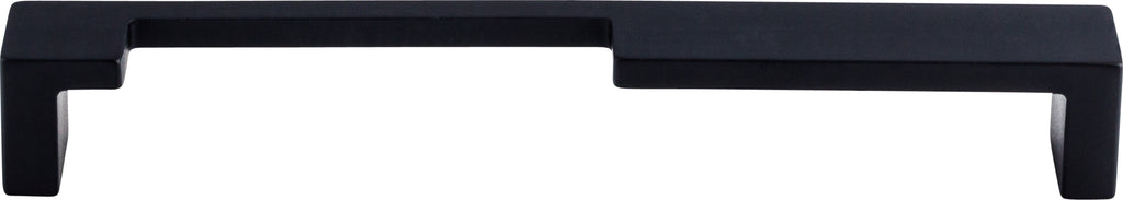 Top Knobs Modern Metro Series 7"(178mm) CC Notch Pull, Flat Black
