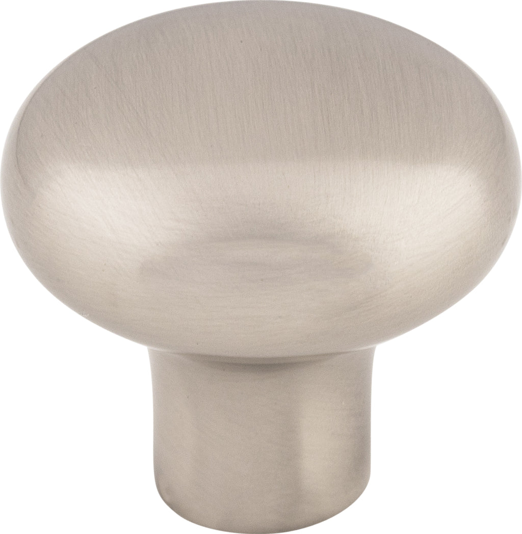 Top Knobs Aspen II Round Series 1-3/8"L Knob, Brushed Satin Nickel