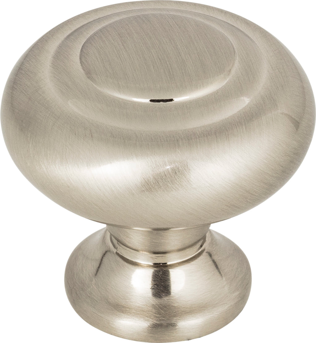 Top Knobs Kent Series 1-1/4"L Knob, Brushed Satin Nickel