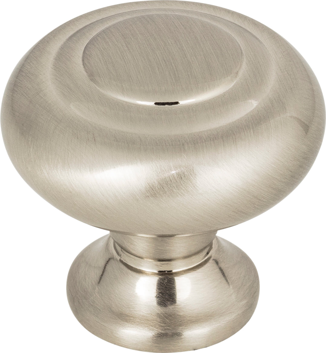 Top Knobs Kent Series 1-1/4"L Knob, Brushed Satin Nickel