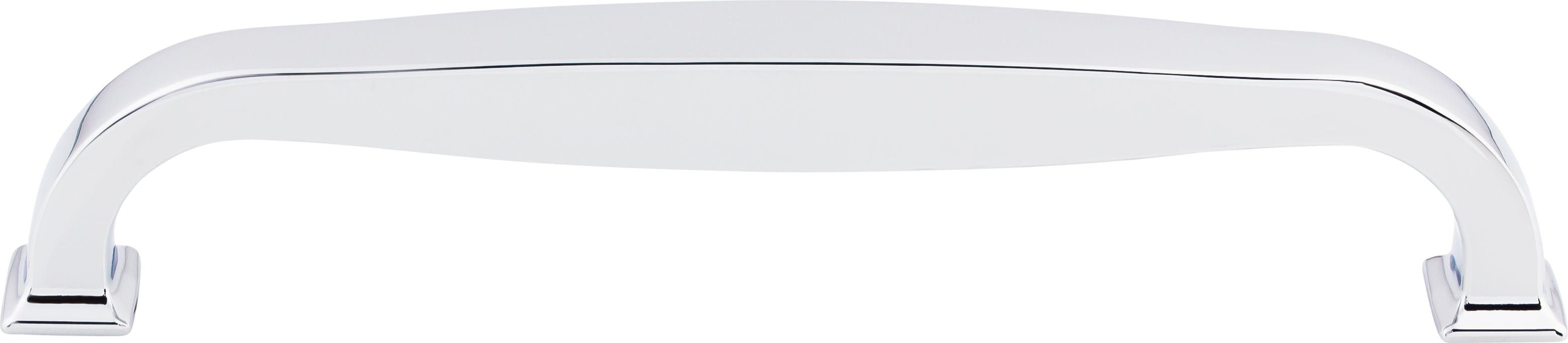 Top Knobs Contour Series 8"(203mm) CC Appliance Pull, Polished Chrome