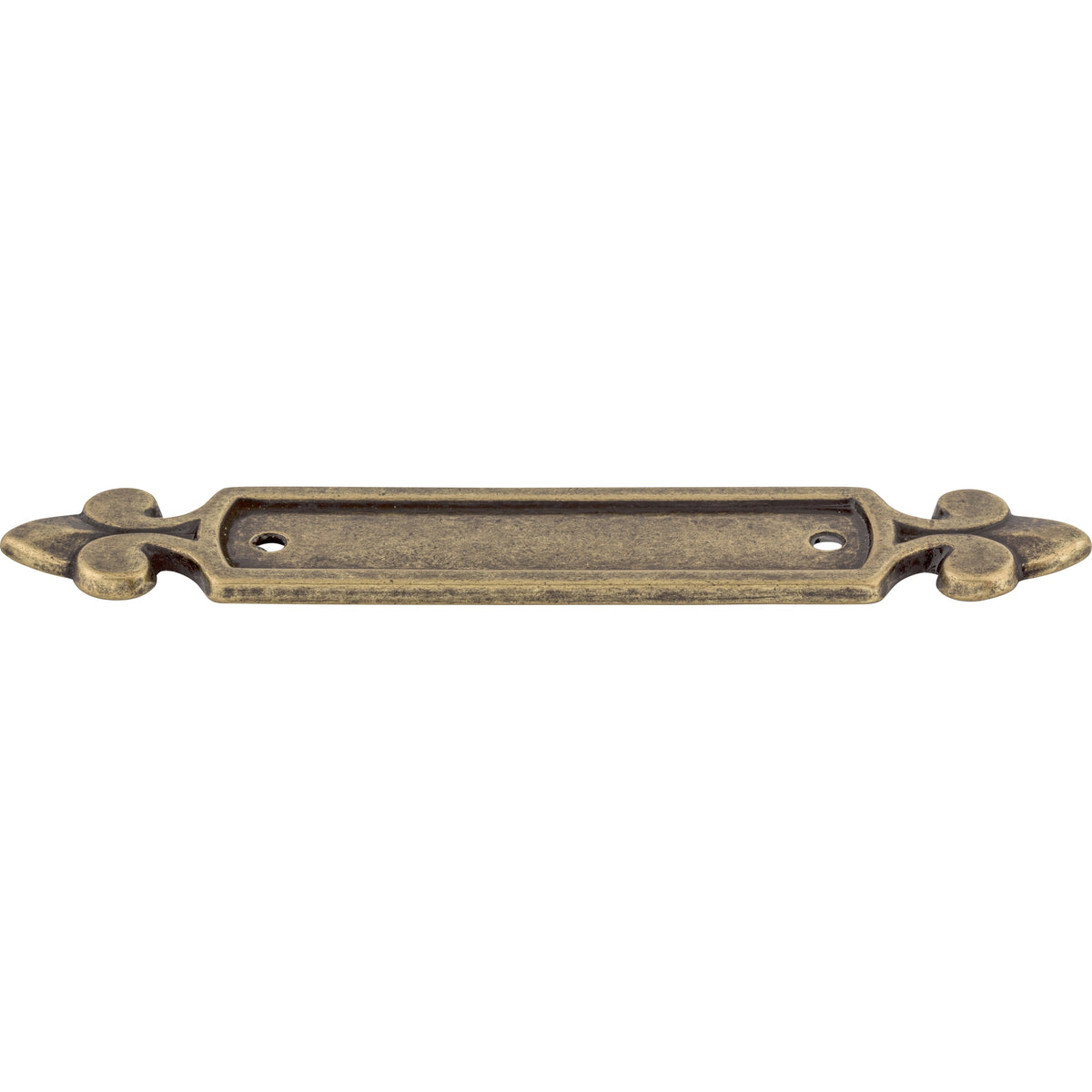 Dover Backplate 2 1/2" Center to Center Pull Backplate