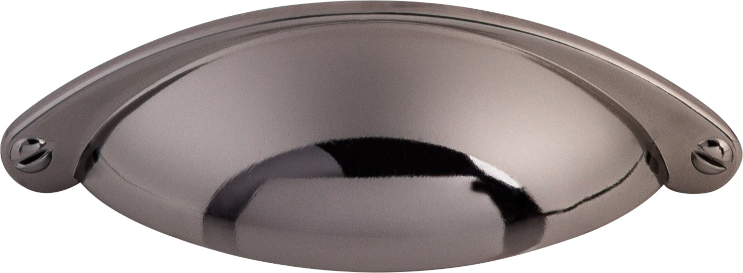 Top Knobs Arendal Series 2-1/2"(64mm) CC Cup Pull, Black Nickel