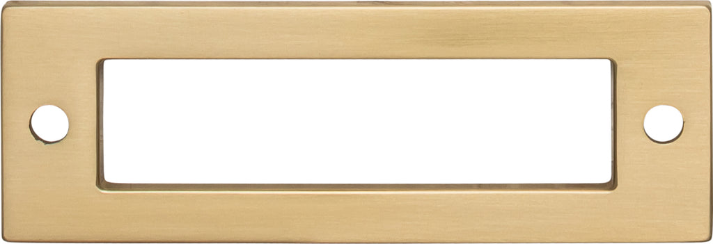 Top Knobs Hollin Series 3"(76mm) CC Backplate, Honey Bronze