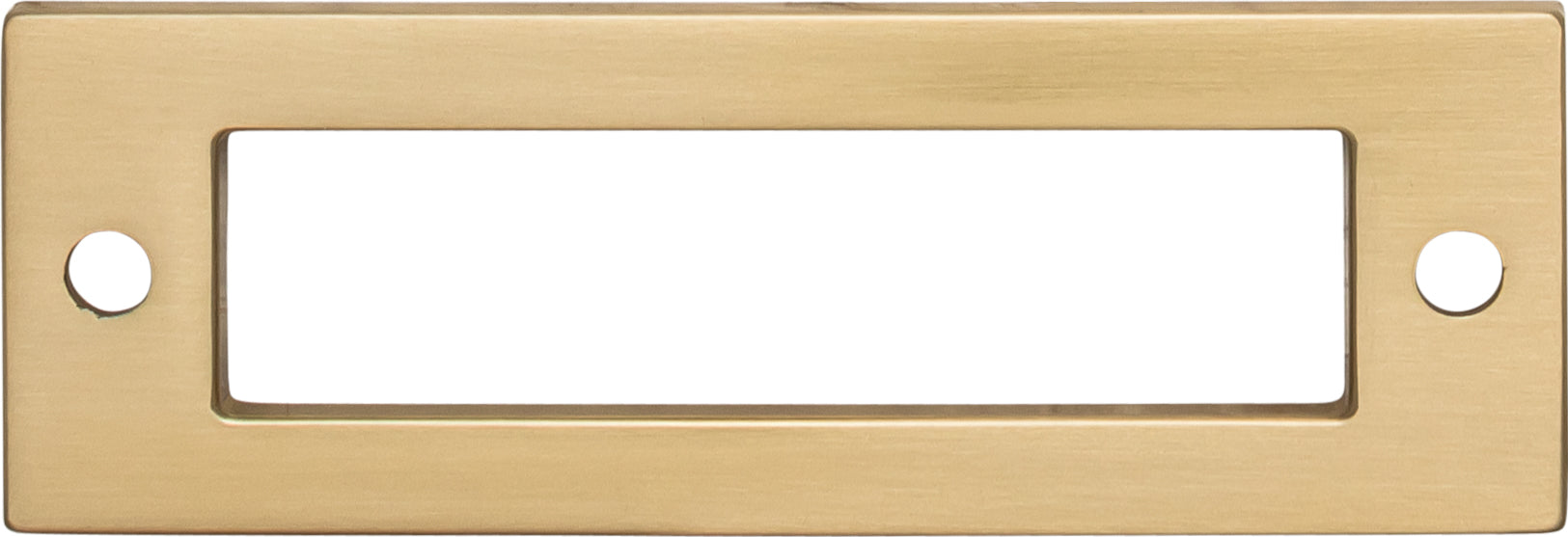 Top Knobs Hollin Series 3"(76mm) CC Backplate, Honey Bronze