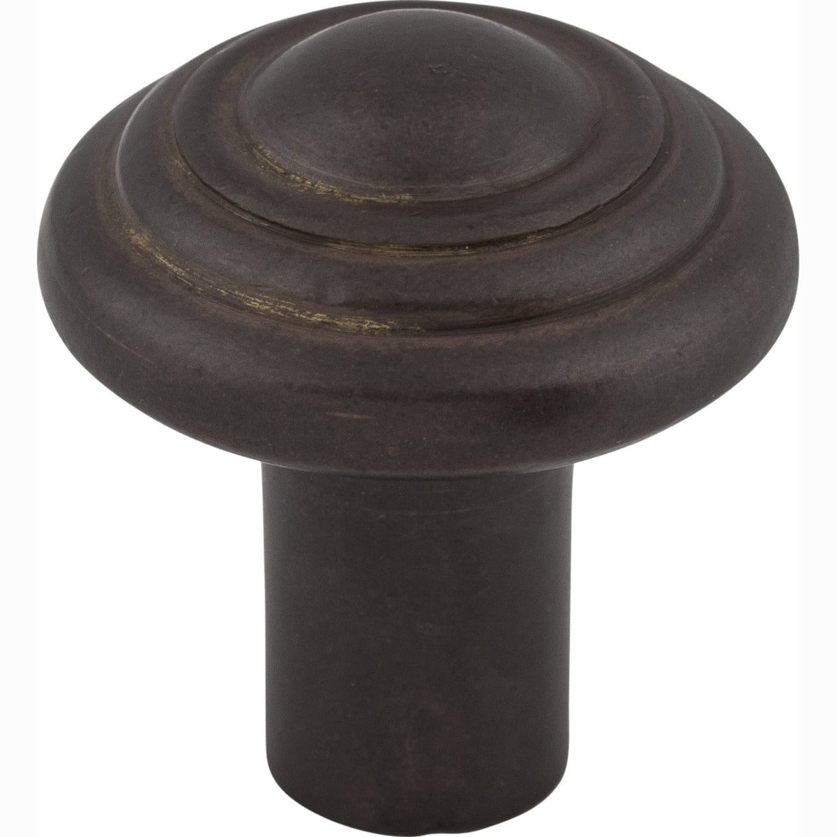 Top Knobs Aspen Button Series 1-1/4"L Knob, Medium Bronze
