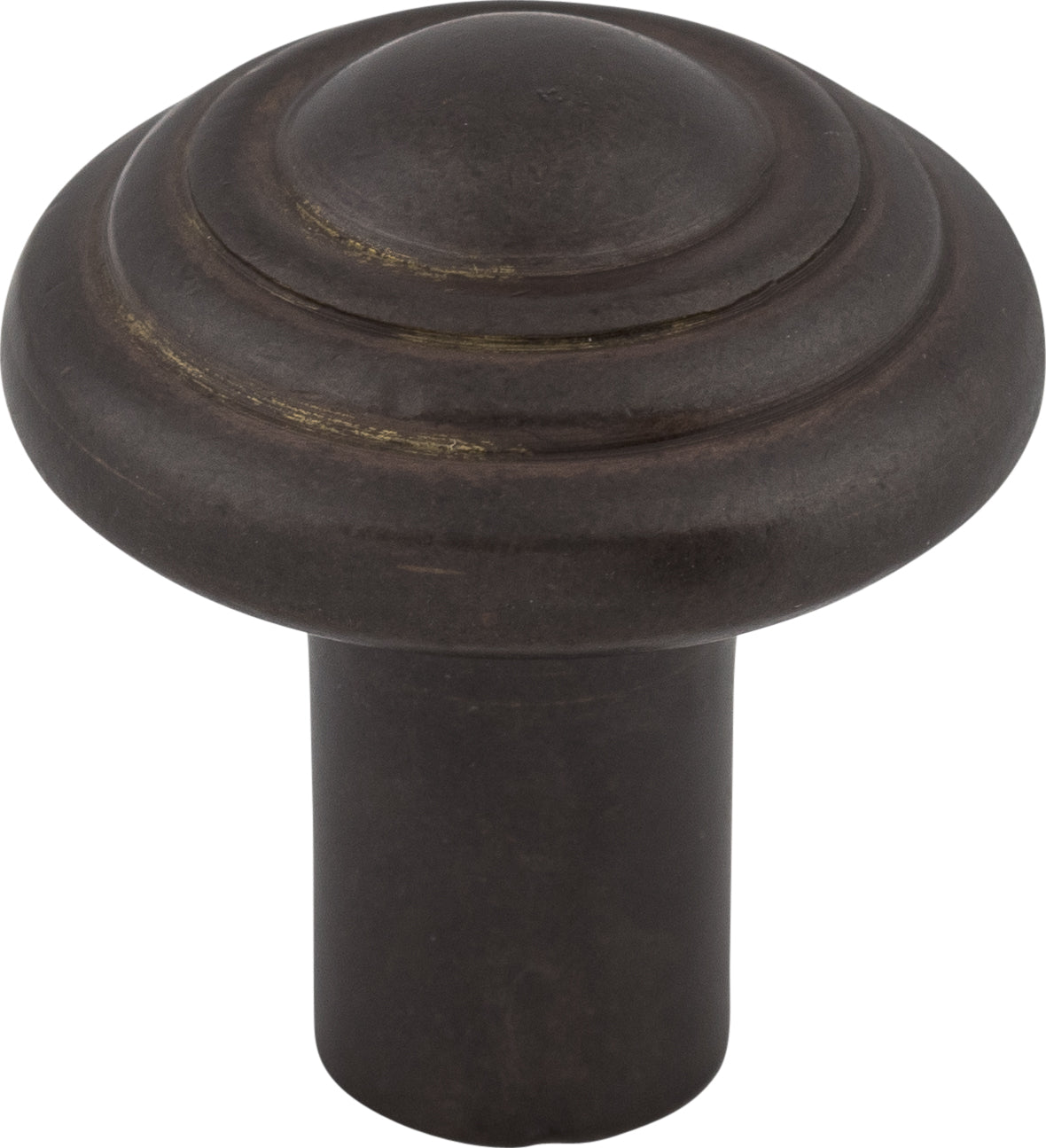 Top Knobs Aspen Button Series 1-1/4"L Knob, Medium Bronze