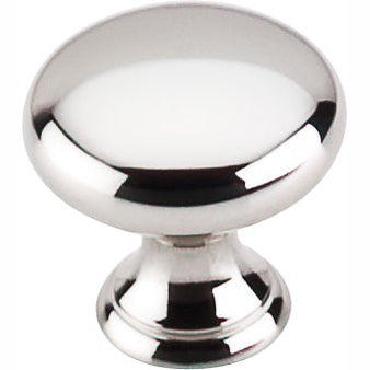 Top Knobs Mushroom Series 15/16"L Knob, Polished Nickel