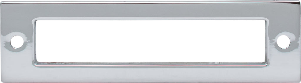 Top Knobs Hollin Series 3-3/4"(95mm) CC Backplate, Polished Chrome