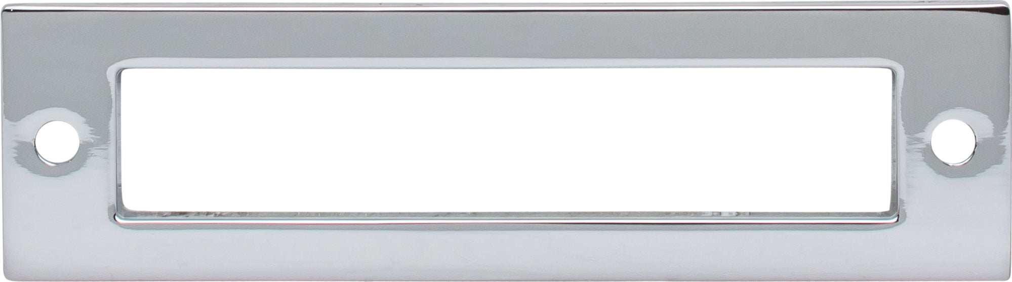 Top Knobs Hollin Series 3-3/4"(95mm) CC Backplate, Polished Chrome