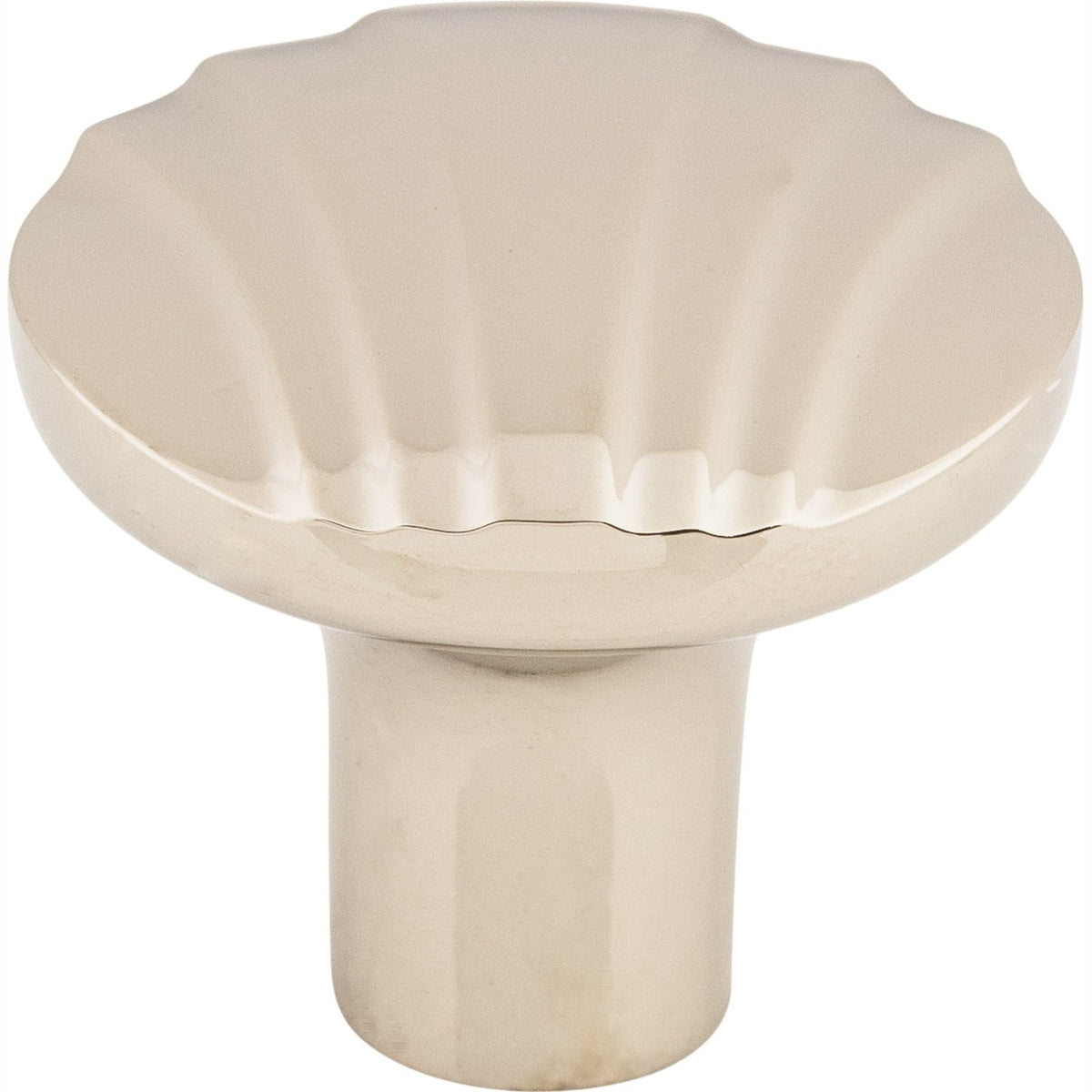 Top Knobs Victoria Falls Series 1-1/4"L Knob, Polished Nickel