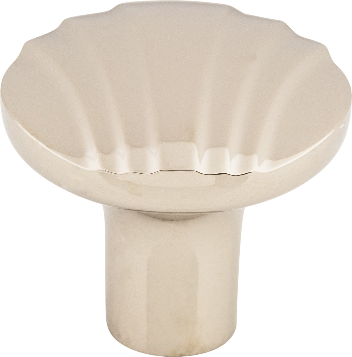 Top Knobs Victoria Falls Series 1-1/4"L Knob, Polished Nickel