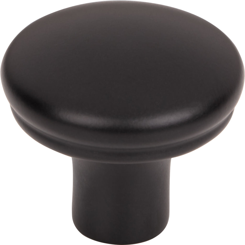 Top Knobs Julian Series 1-1/4"L Knob, Flat Black