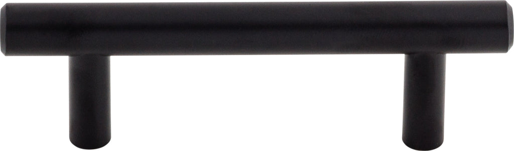 Top Knobs Hopewell Series 3"(76mm) CC Bar Pull, Flat Black