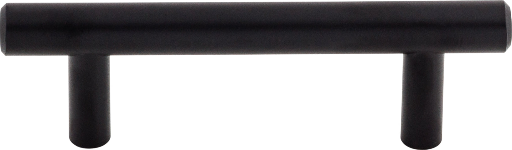 Top Knobs Hopewell Series 3"(76mm) CC Bar Pull, Flat Black