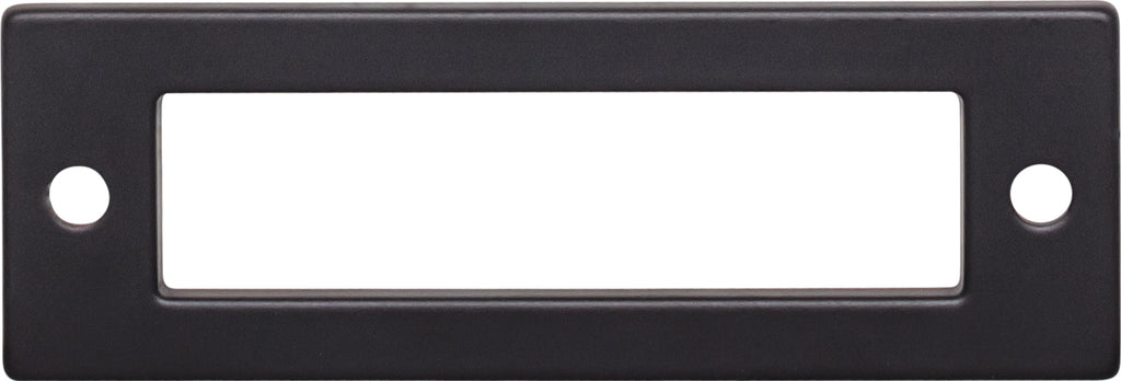 Top Knobs Hollin Series 3"(76mm) CC Backplate, Flat Black