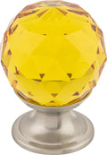 Top Knobs Amber Crystal Series 1-1/8"L Knob, 