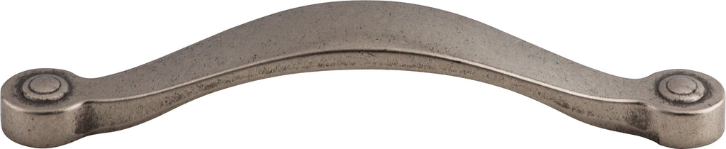 Top Knobs Saddle Series 5-1/16"(128mm) CC Pull, Pewter Antique
