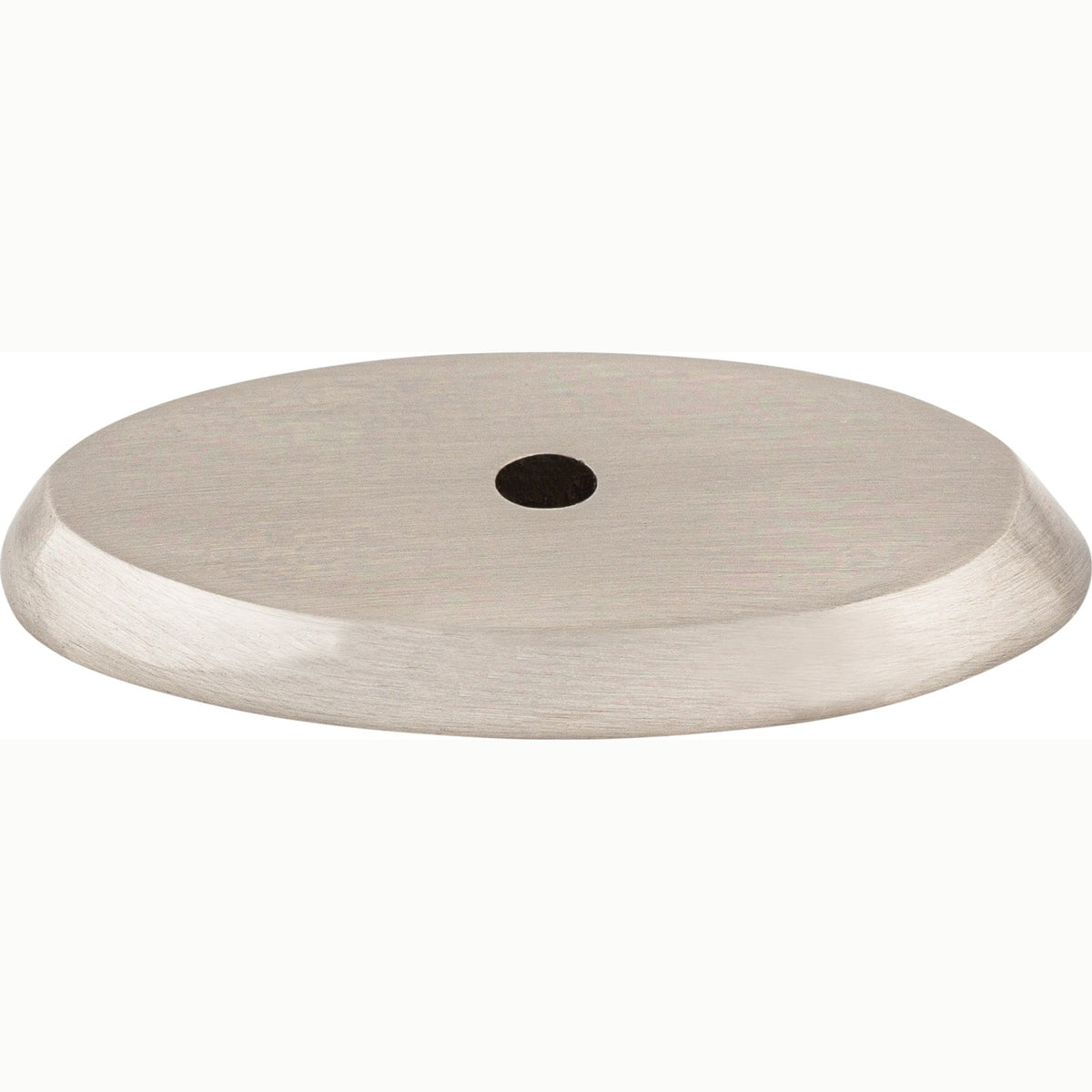 Top Knobs Aspen II Backplate Series 1-3/4"L Oval, Brushed Satin Nickel