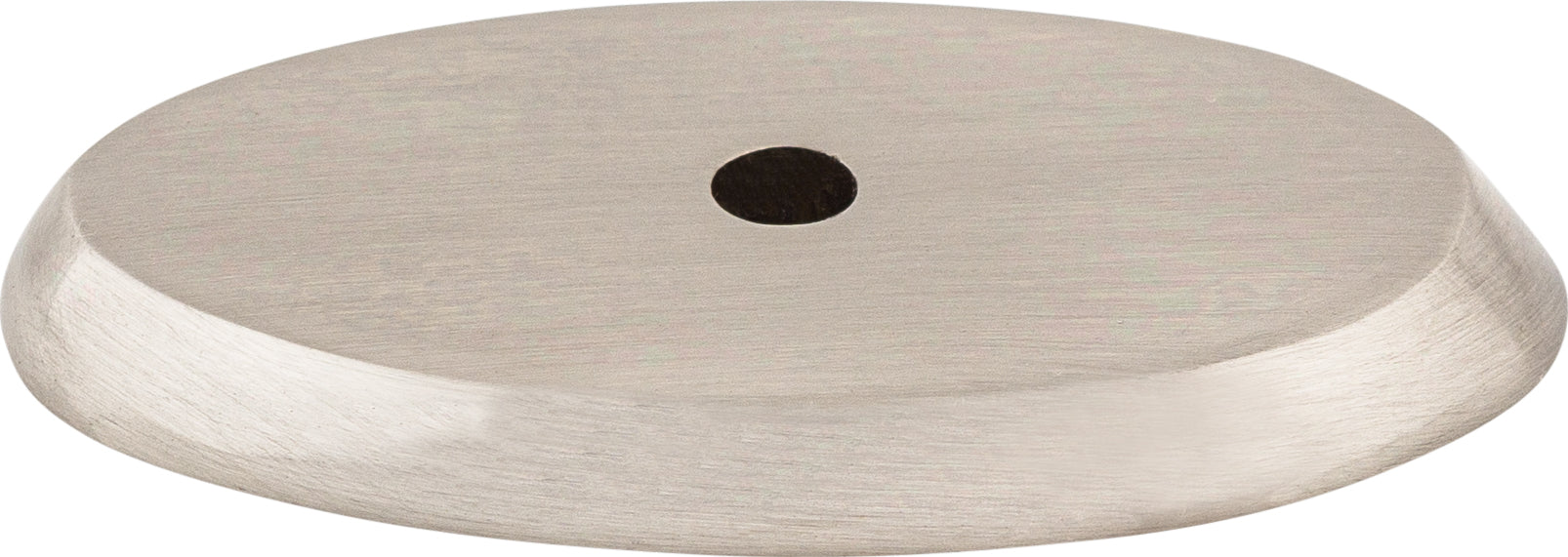 Top Knobs Aspen II Backplate Series 1-3/4"L Oval, Brushed Satin Nickel
