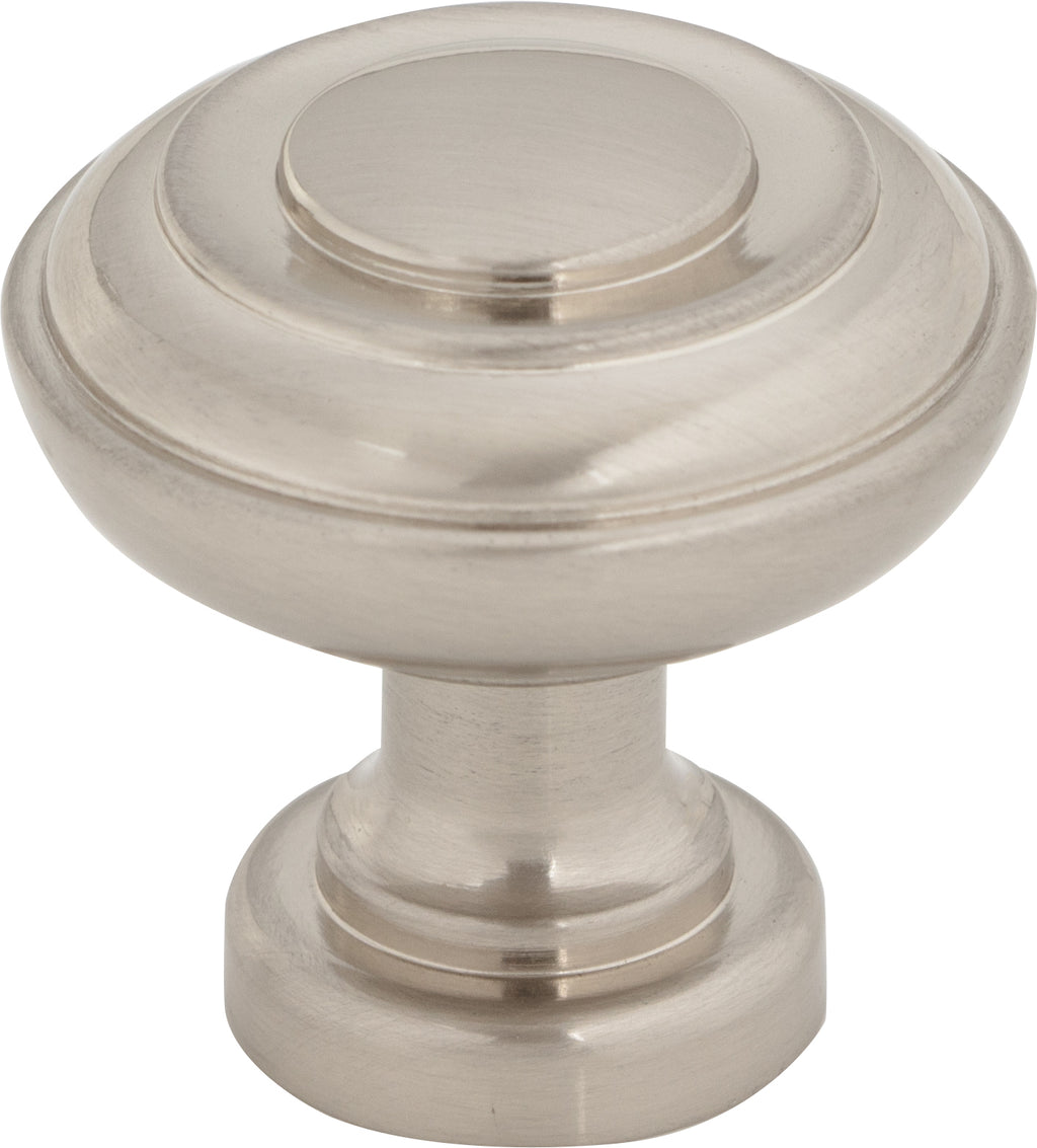 Top Knobs Ulster Series 1-1/4"L Knob, Brushed Satin Nickel