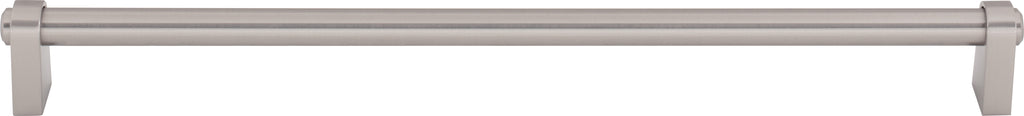 Top Knobs Lawrence Series 12"(304mm) CC Pull, Brushed Satin Nickel