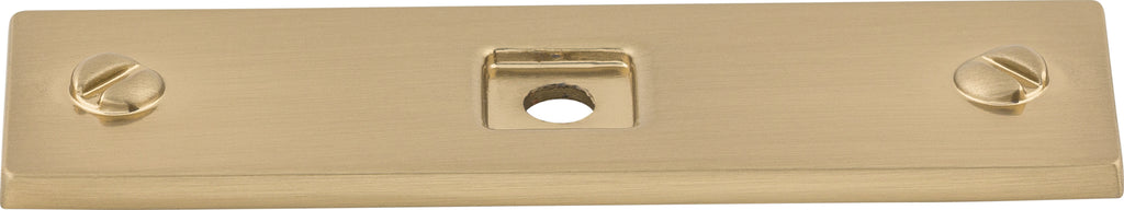 Top Knobs Channing Series 3"L Backplate, Honey Bronze