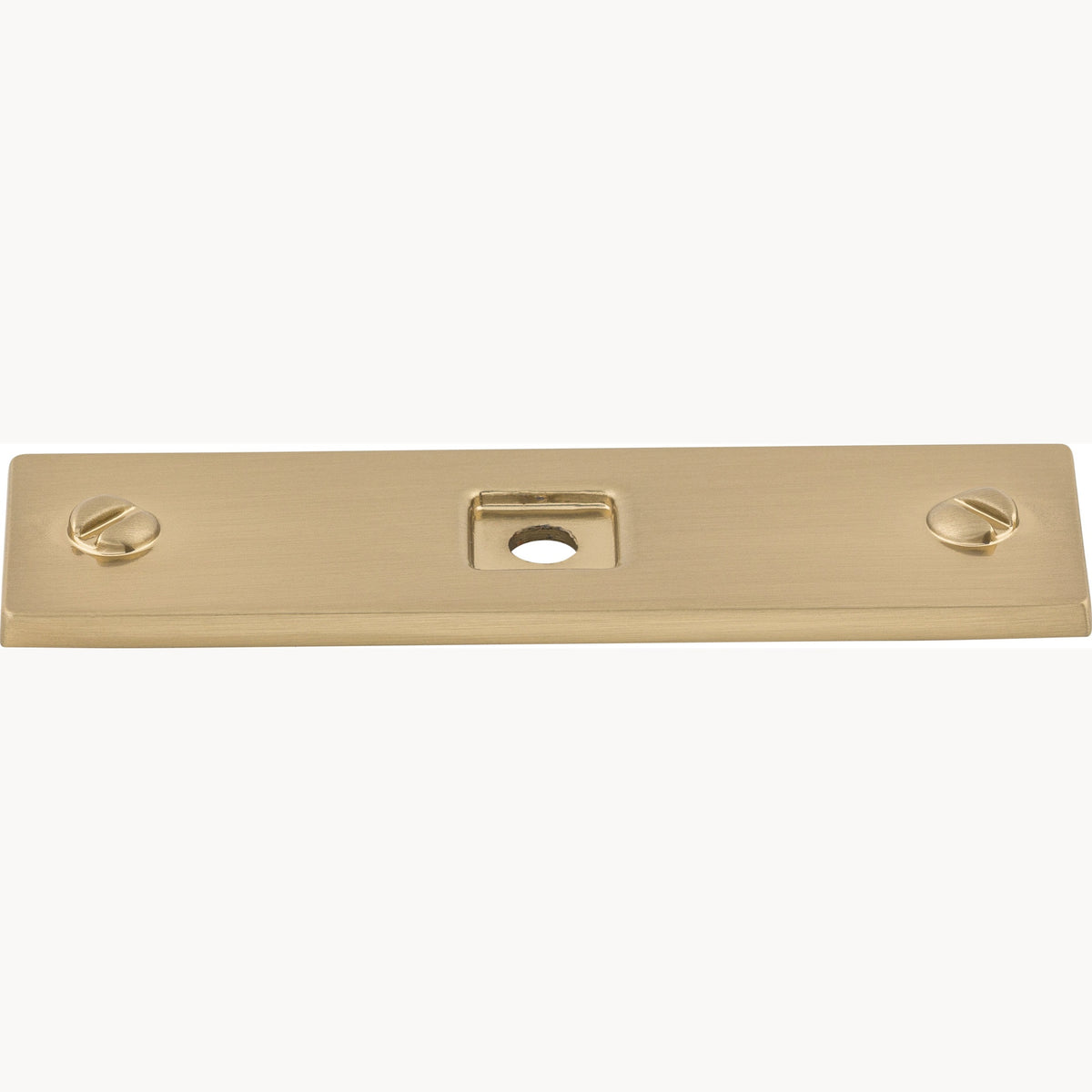 Top Knobs Channing Series 3"L Backplate, Honey Bronze