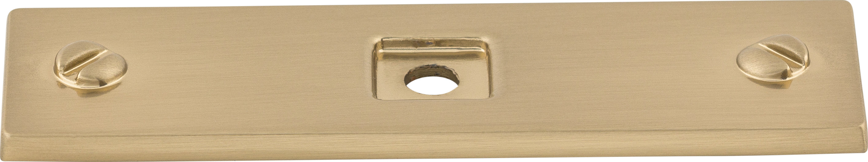 Top Knobs Channing Series 3"L Backplate, Honey Bronze