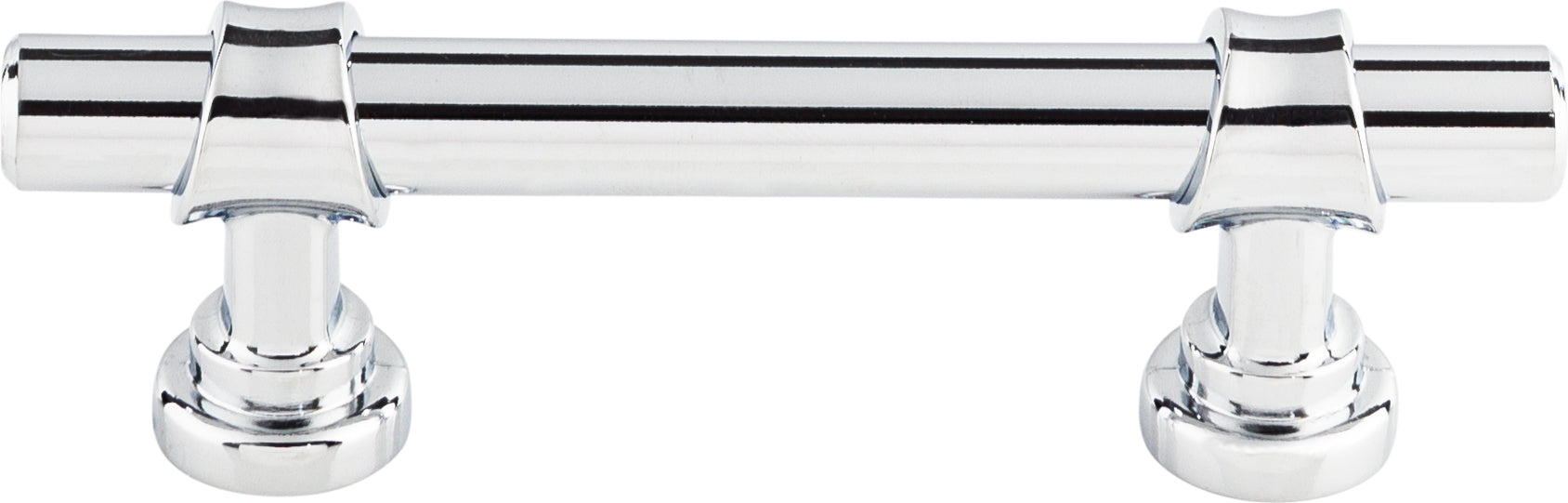 Top Knobs Bit Series 3"(76mm) CC Pull, Polished Chrome