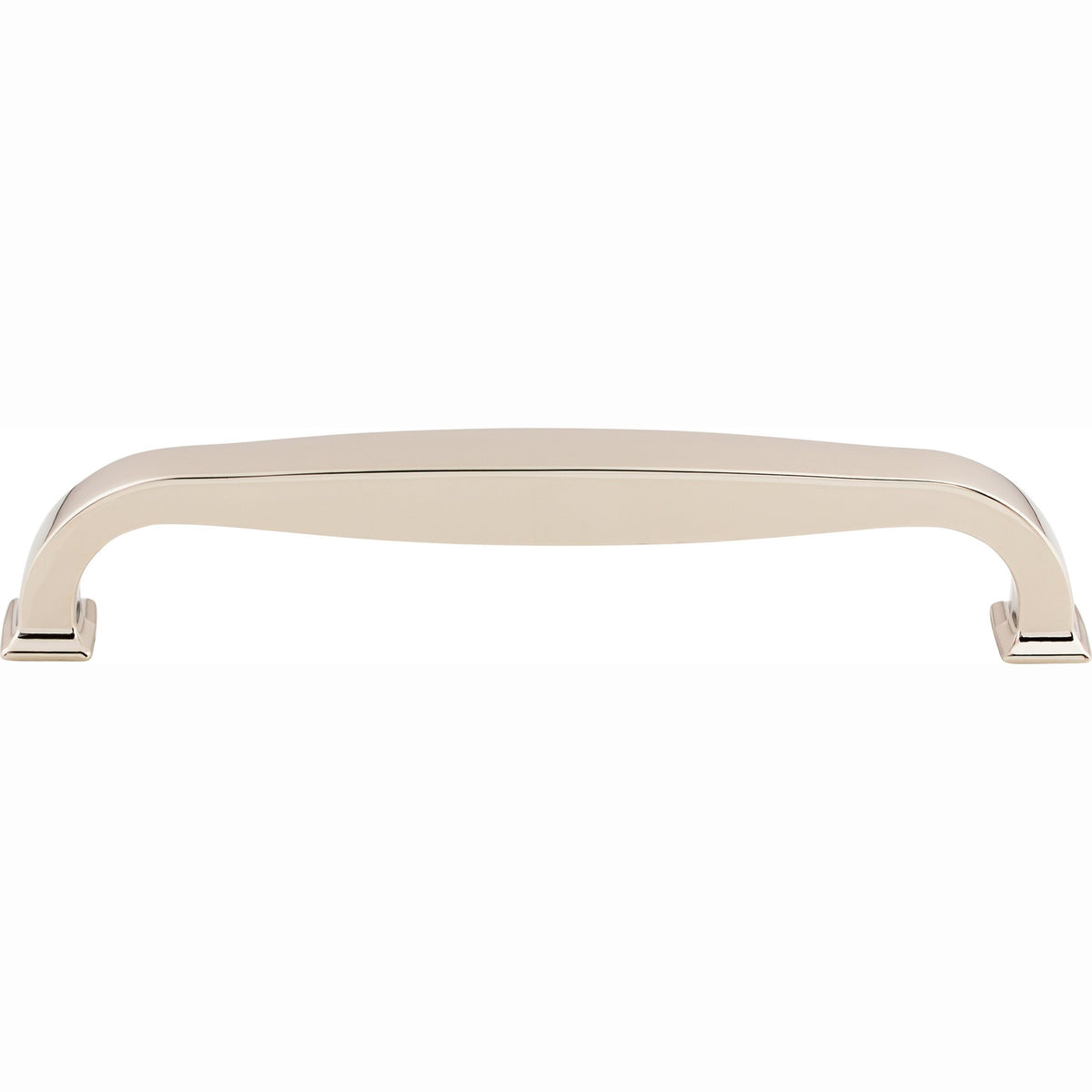 Top Knobs Contour Series 8"(203mm) CC Appliance Pull, Polished Nickel