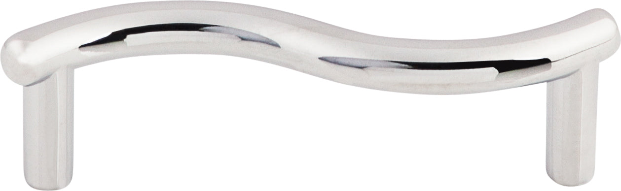 Top Knobs Spiral Series 3"(76mm) CC Pull, Polished Chrome