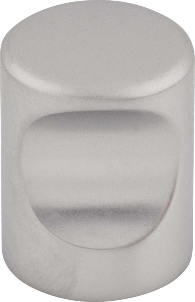 Top Knobs Indent Series 3/4"L Knob, Aluminum