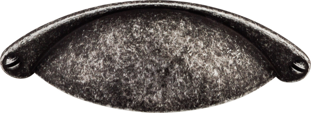 Top Knobs Arendal Series 2-1/2"(64mm) CC Cup Pull, Black Iron