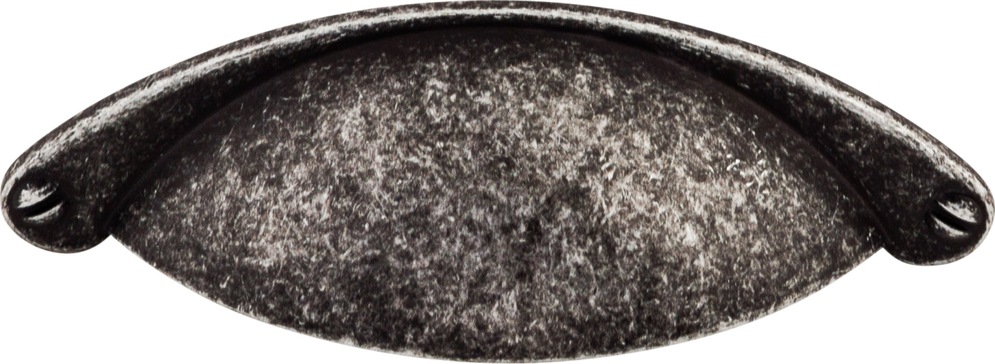 Top Knobs Arendal Series 2-1/2"(64mm) CC Cup Pull, Black Iron