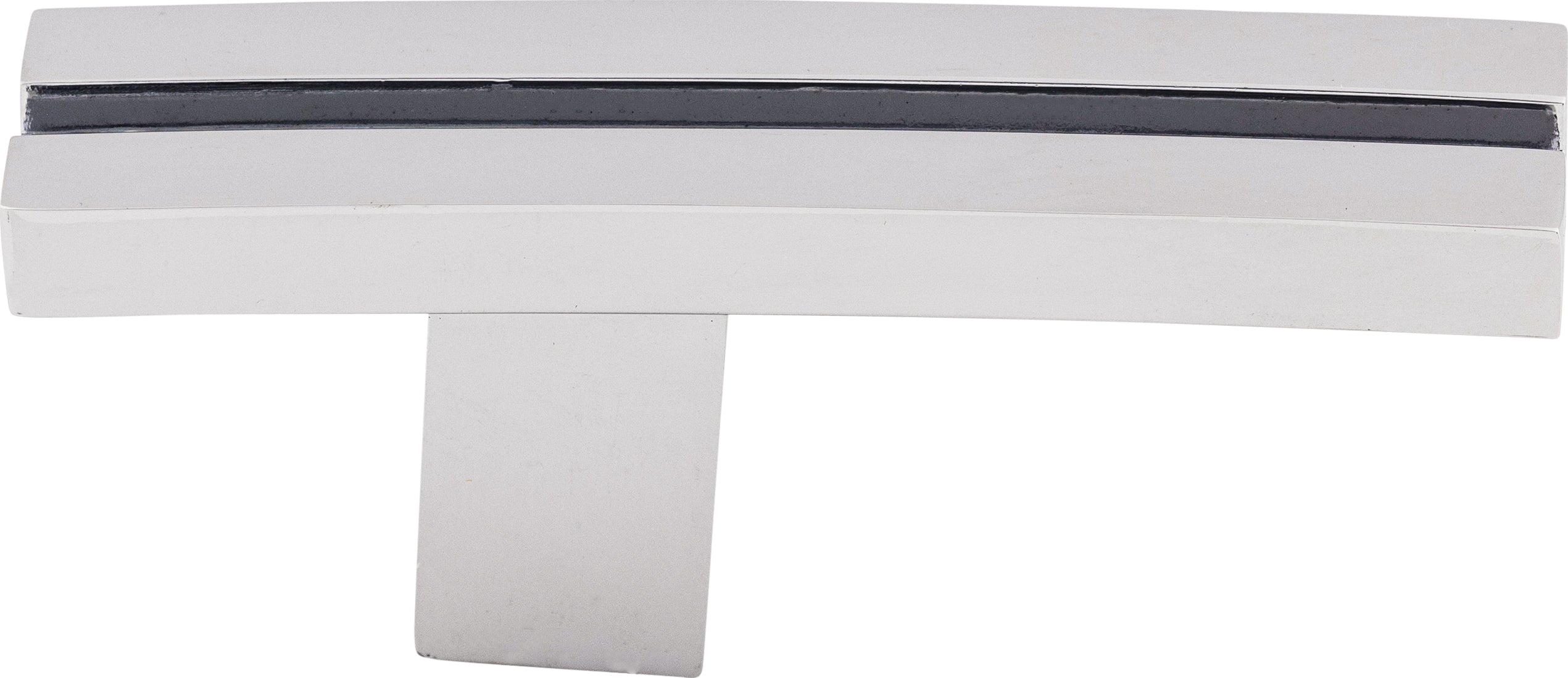 Top Knobs Inset Rail Series 2-5/8"L Knob, Polished Chrome