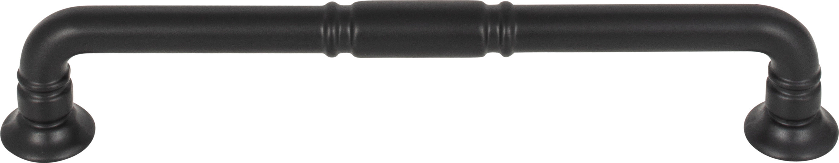 Top Knobs Kent Series 6-5/16"(160mm) CC Pull, Flat Black
